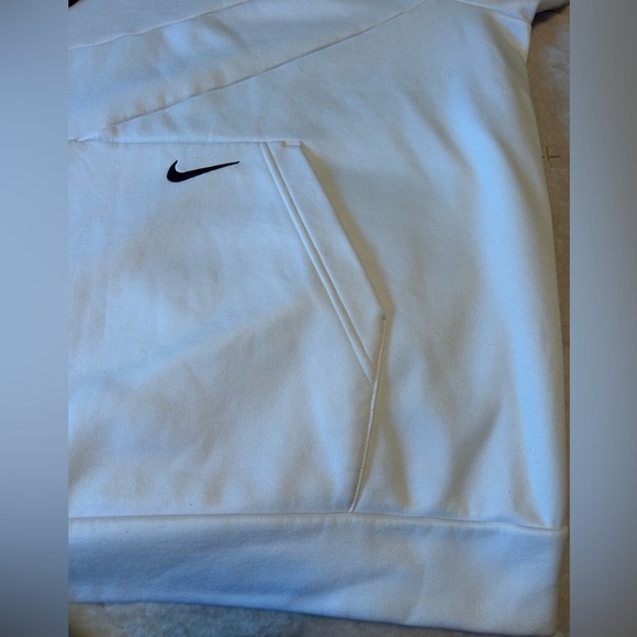 Nike Therma-Fit Pullover Fitness White Hoodie Mens Sz XXL Athleisure Gym Workout - Picture 8 of 11